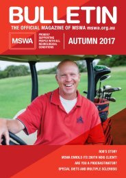 MSWA Bulletin Magazine Autumn 17 