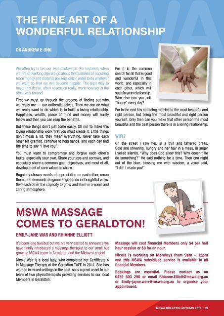 MSWA Bulletin Magazine Autumn 17 