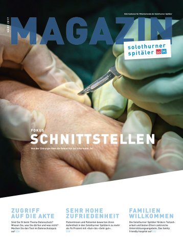 MAGAZIN Solothurner Spitäler 1/2017