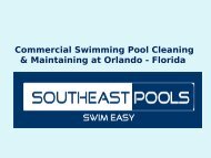 Commercial Swimming Pool Cleaning & Maintaining at Orlando - Florida