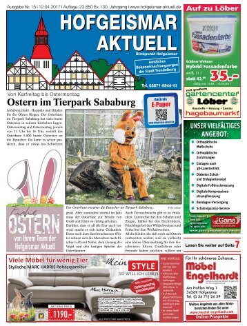 Hofgeismar Aktuell 2017 KW 15
