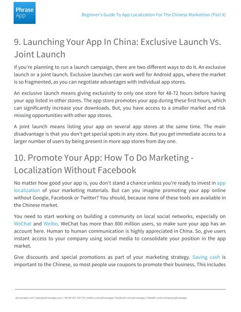 Beginner’s Guide To App Localization For The Chinese Market (Part 2)