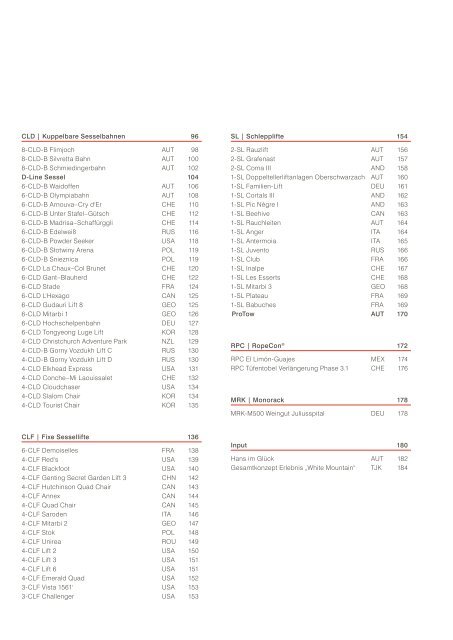 Doppelmayr/Garaventa Jahresbroschuere 2017