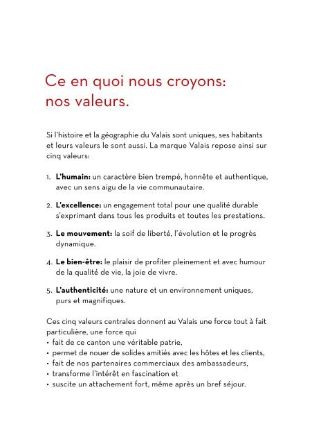 Brochure marque Valais