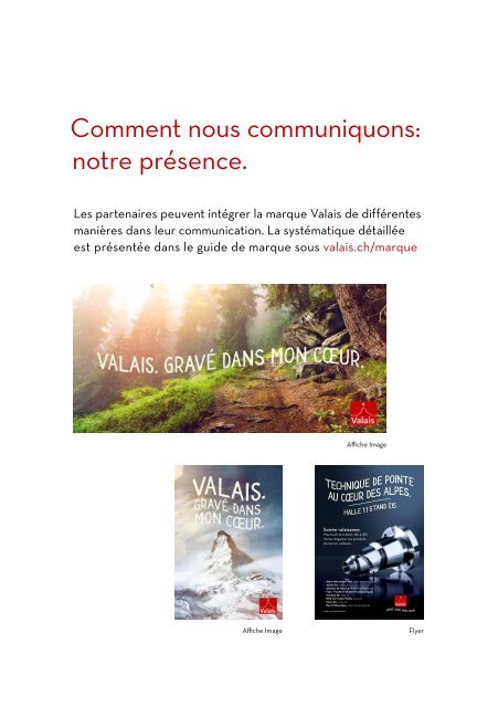 Brochure marque Valais