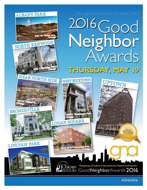 2016 Good Neighbor Awards Program Book 