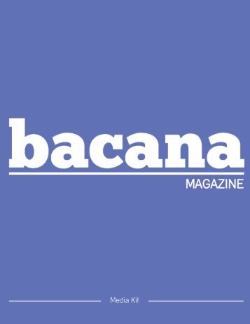 Bacana Magazine Media kit