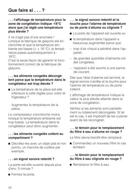 Miele KFN 29133 D edt/cs - Mode d'emploi et instructions de montage