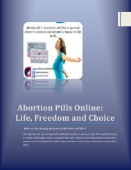 Abortion Pills Online Life, freedom and choice