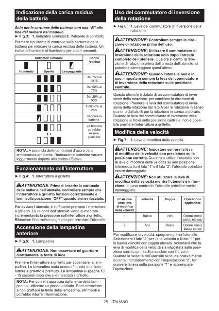 Makita Perceuse visseuse &agrave; percussion 18 V Li-Ion 5 Ah &Oslash; 13 mm (3 batteries) - DHP482RT3J - Notice