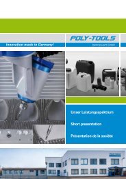 POLY-TOOLS_Our range of services