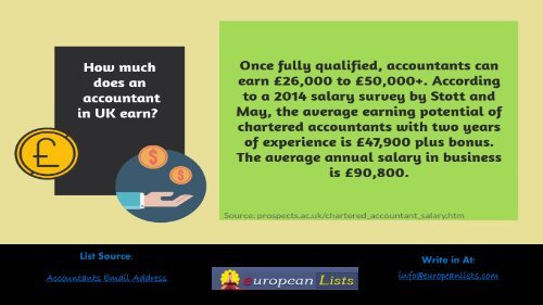 Enhance your marketing campaign with European accountants mailing list