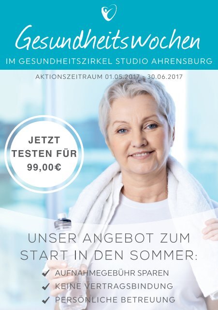 Gesundheitswochen im Gesundheitszirkel - Studio Ahrensburg