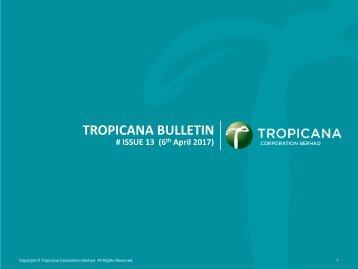 Tropicana Bulletin Issue 13