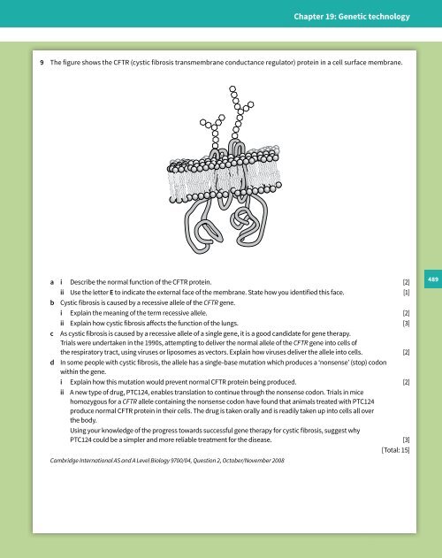 Cambridge International A Level Biology Revision Guide