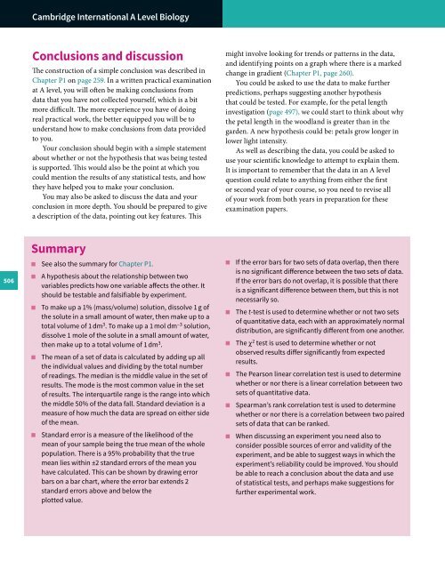 Cambridge International A Level Biology Revision Guide