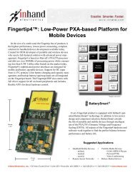 Low-Power PXA-based Platform for Mobile Devices