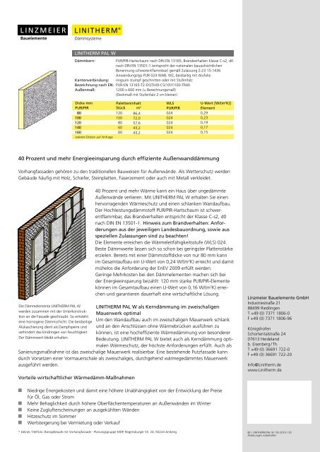 LINZMEIER Aussenwanddaemmung_PAL W