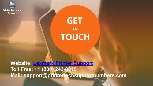 Lexmark Printer Support Phone Number +1-800-243-0019 | Lexmark Support  