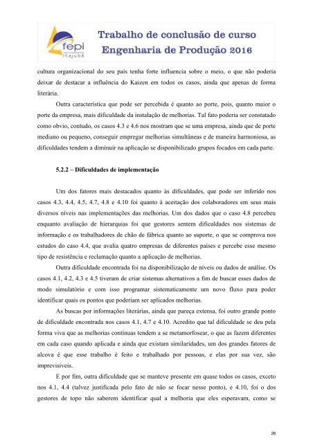 Análise comparativa das tecnologias de melhorias contínuas e suas heterogeneidades