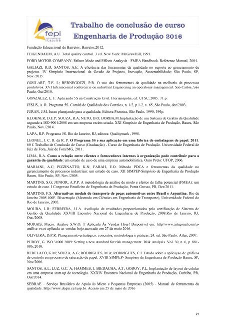 Análise do impacto da gestão de riscos em pequenas e médias empresas certificadas pela ABNT NBR ISO 9001