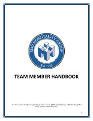 MMI Team Member Handbook updated03.2017