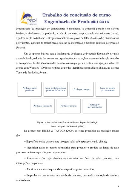 Importância do sistema de produção enxuta como ferramenta de gestão nas empresas