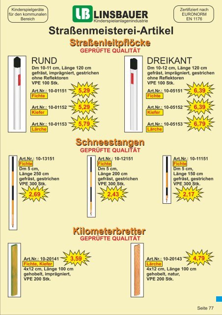 Linsbauer - Jahresaktion 2017