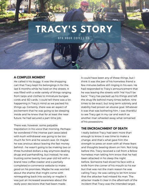 Tracy&#039;s Story final
