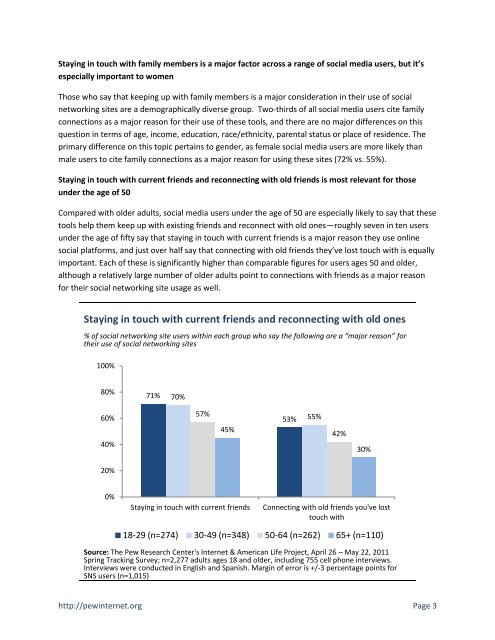 Why Americans Use Social Media