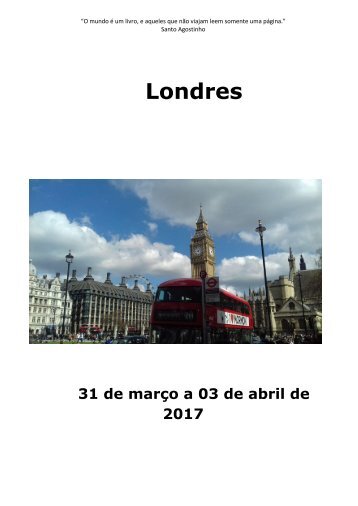 Viagem a Londres