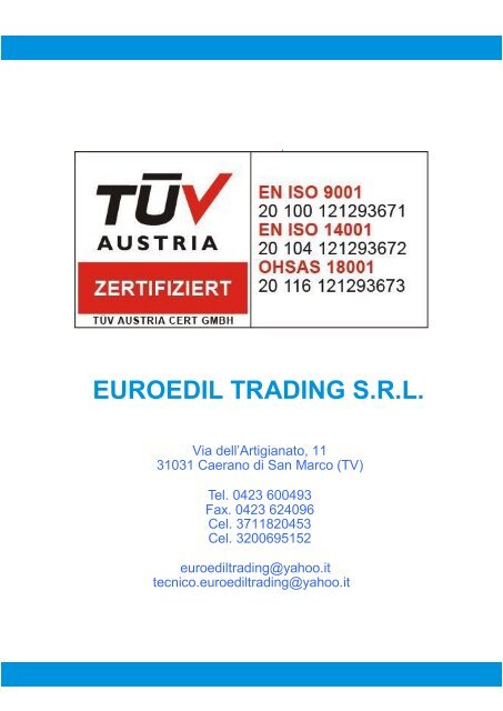 Catalogo Euroedil Trading
