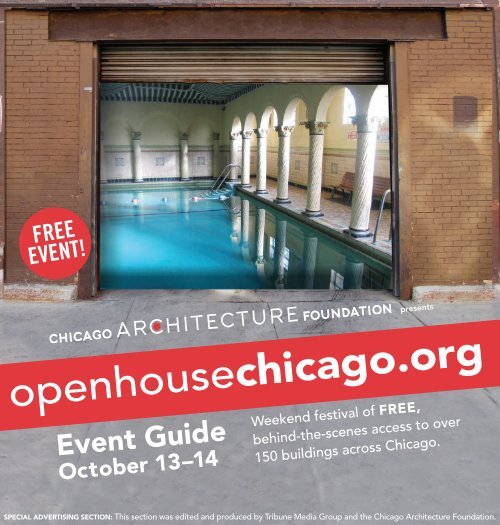 Event Guide Chicago Architecture Foundation