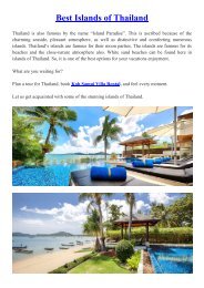 Koh Samui Villa Rental