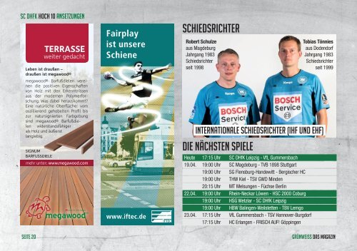 GRÜNWEISS – das Magazin der DHfK-Handballer – Heft 14 – Saison 2016/17