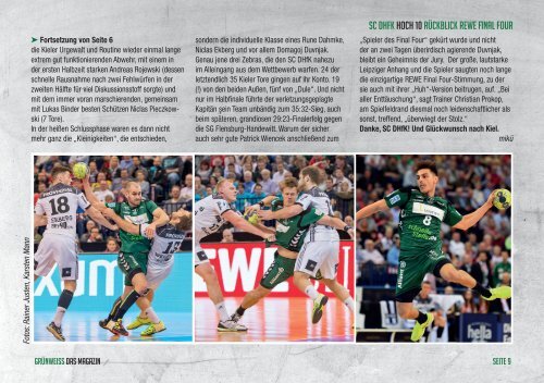 GRÜNWEISS – das Magazin der DHfK-Handballer – Heft 14 – Saison 2016/17