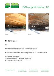 Medienmappe zur Medienkonferenz vom 22. November 2012 ...