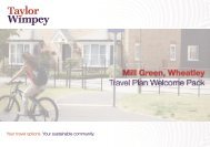 Mill Green Travel Plan Welcome Pack
