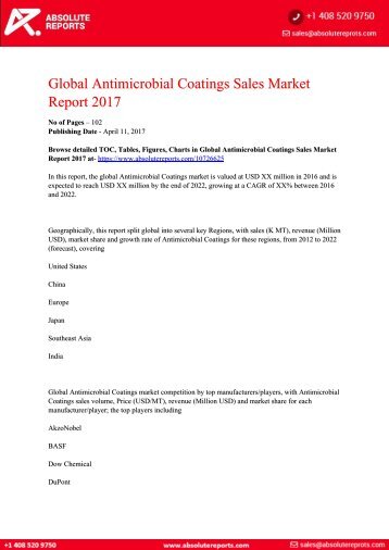 10726625-Global-Antimicrobial-Coatings-Sales-Market-Report-2017