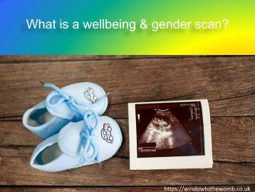 What is a wellbeing & gender scan?