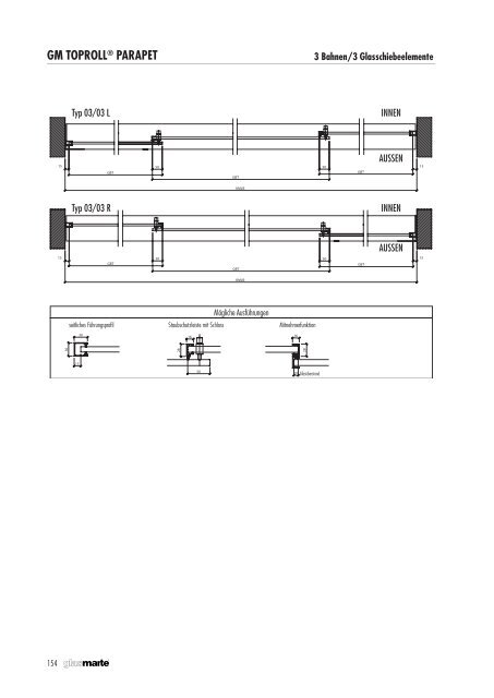 Schiebesysteme für Balkon- und Loggiaverglasungen - Produktkatalog