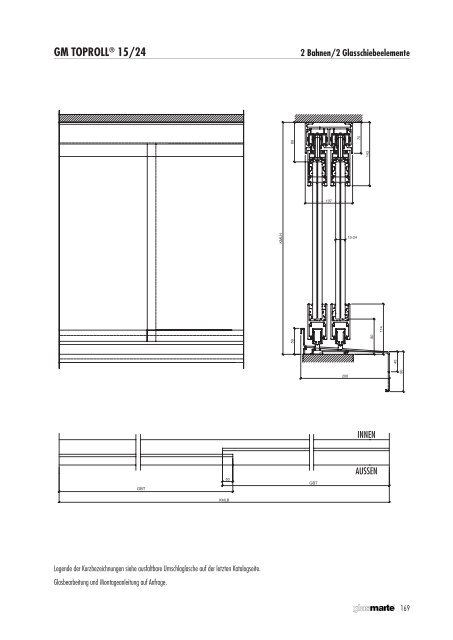 Schiebesysteme für Balkon- und Loggiaverglasungen - Produktkatalog