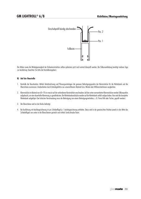 Schiebesysteme für Balkon- und Loggiaverglasungen - Produktkatalog