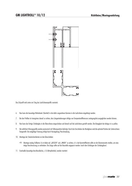 Schiebesysteme für Balkon- und Loggiaverglasungen - Produktkatalog