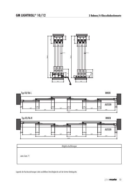 Schiebesysteme für Balkon- und Loggiaverglasungen - Produktkatalog