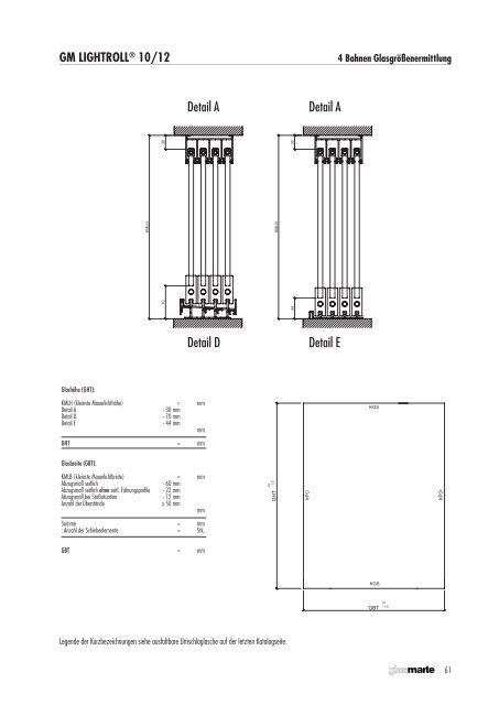 Schiebesysteme für Balkon- und Loggiaverglasungen - Produktkatalog