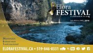 Elora Festival Brochure 2016 