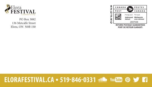 Elora Festival Brochure 2016 