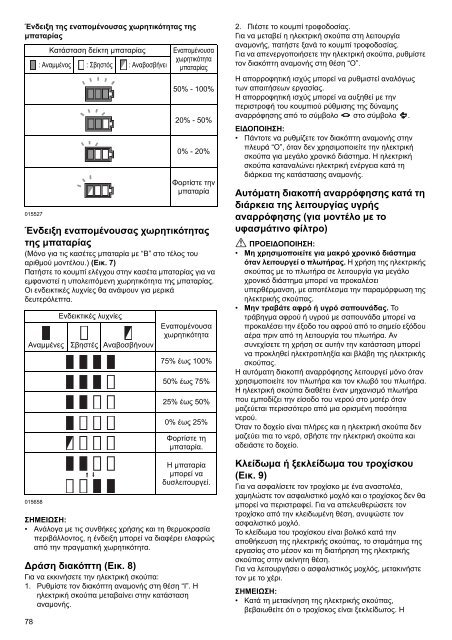 Makita ASPIRATORE HYBRID AC/DC 220V - 18Vx2 - DVC860LZ - Manuale Istruzioni