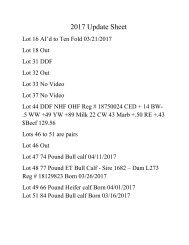 2017 Update Sheet